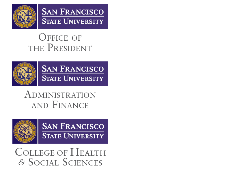 SFSU Brand Extension examples